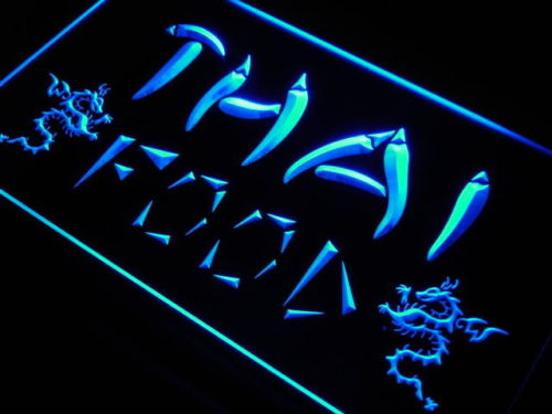 Thai Food Restaurant Cafe Dinner LED Light Sign